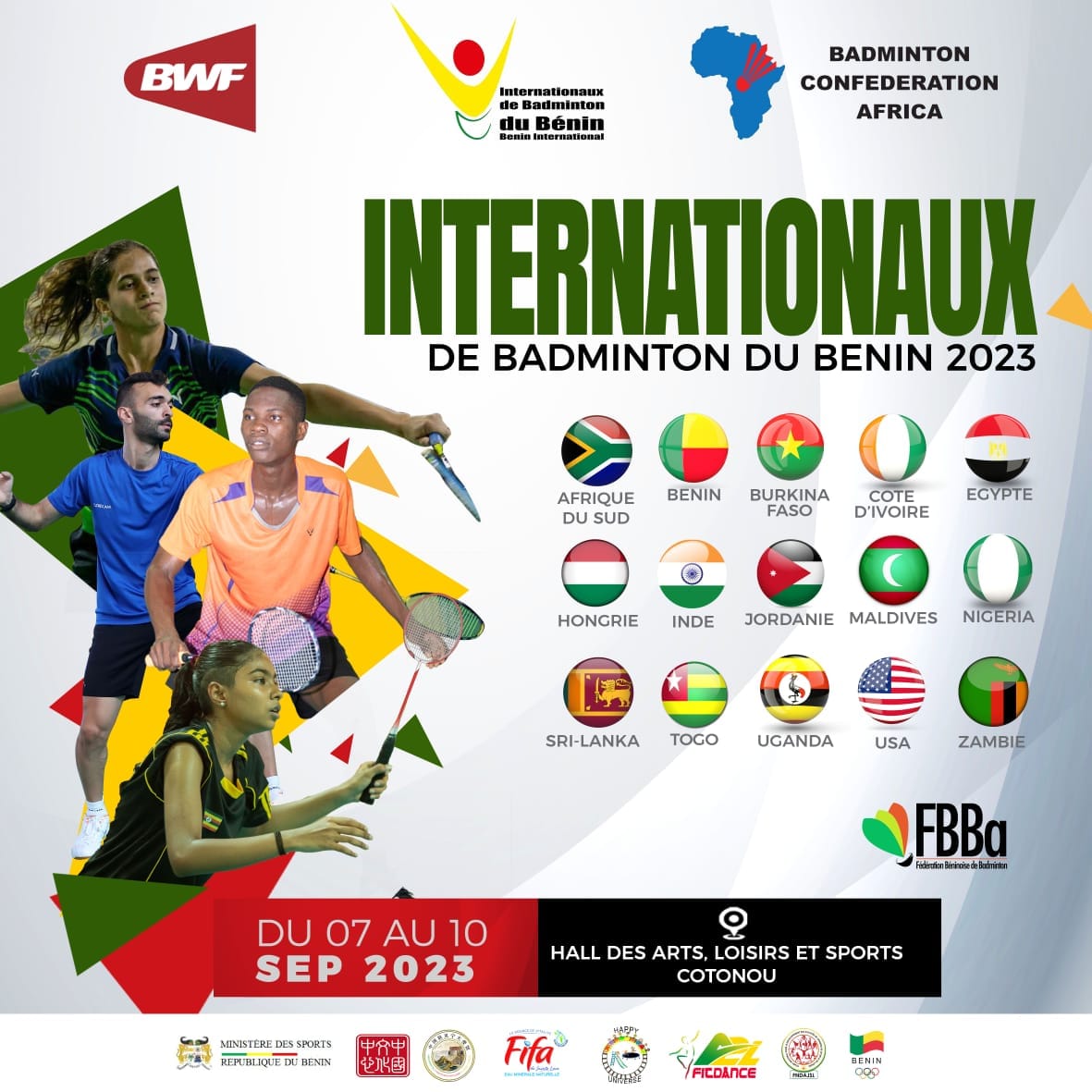You are currently viewing Badminton : Le Bénin accueille trois compétitions internationales de haut niveau
