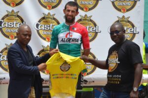 Lire la suite à propos de l’article Cyclisme – 19ème Tour Cycliste International du Bénin : L’Algérien Lagab Azzedine vainqueur de la première étape