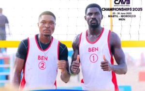 Lire la suite à propos de l’article Beach-volley : le Bénin qualifié pour le Mondial 2025 en Australie