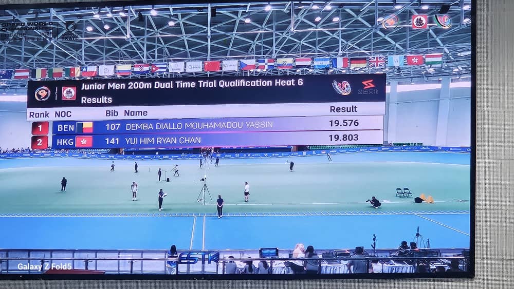 You are currently viewing Roller Sports – Mondiaux Speed Skating, Chine 2025 : Les athlètes béninois améliorent leurs chronos