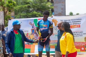 Lire la suite à propos de l’article Jeux ACNOA Zone 3 – Ouaga 2025 : le Bénin signe une belle entrée en cyclisme