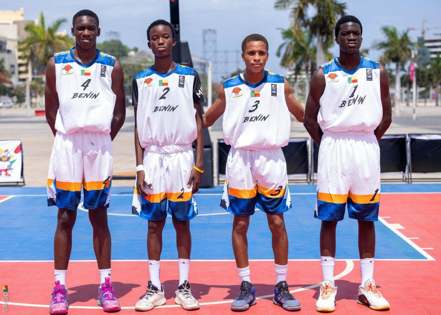 Lire la suite à propos de l’article Basketball – Jeux Africains de la Jeunesse 2025 : Le Bénin s’illustre en basketball 3×3 et se qualifie pour les quarts de finale