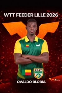Lire la suite à propos de l’article Circuit international World table tennis de Lille: Ovaldo Blobia pour défendre les couleurs béninoises