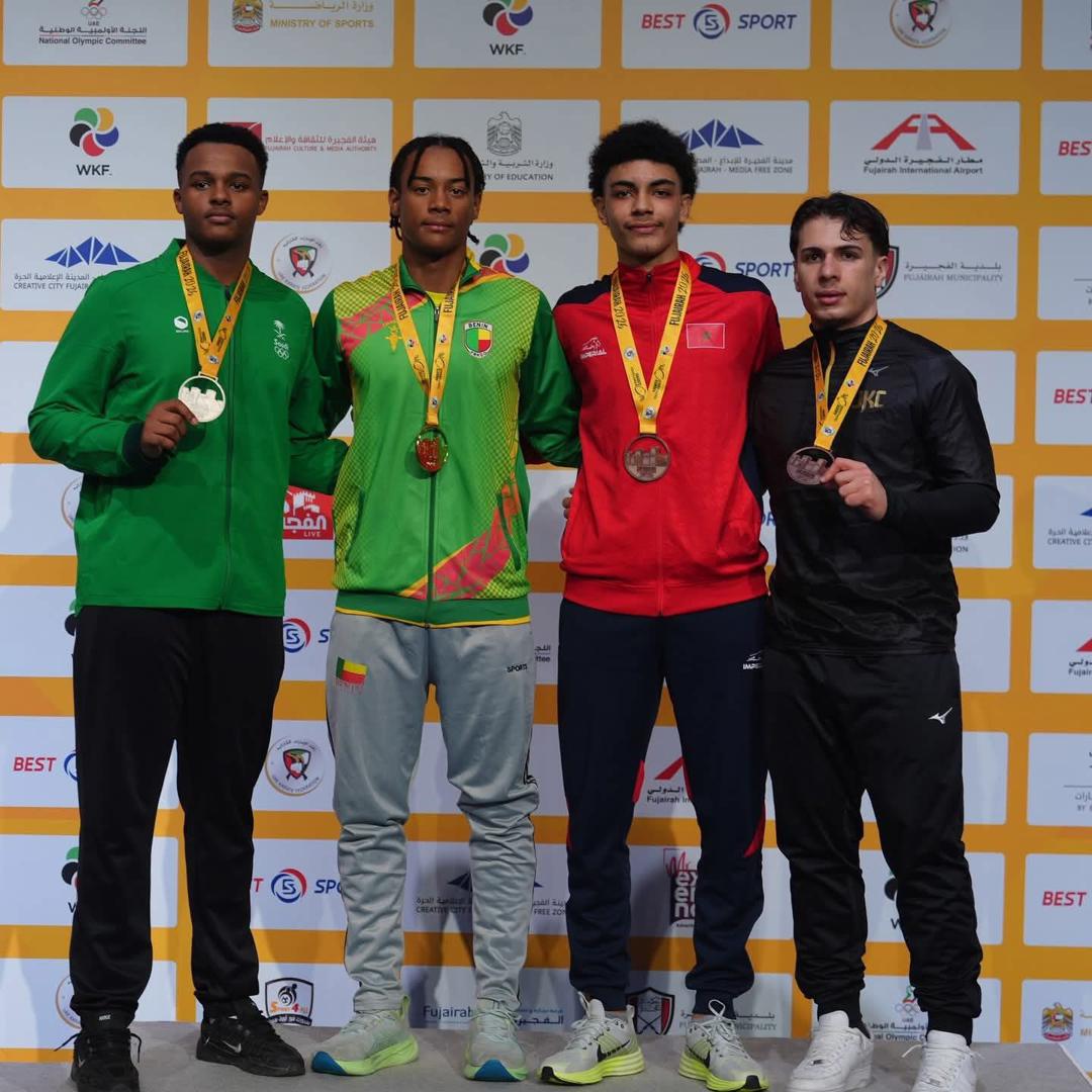 You are currently viewing Youth League karaté Fujairah 2026 : médaille d’or historique pour le Bénin