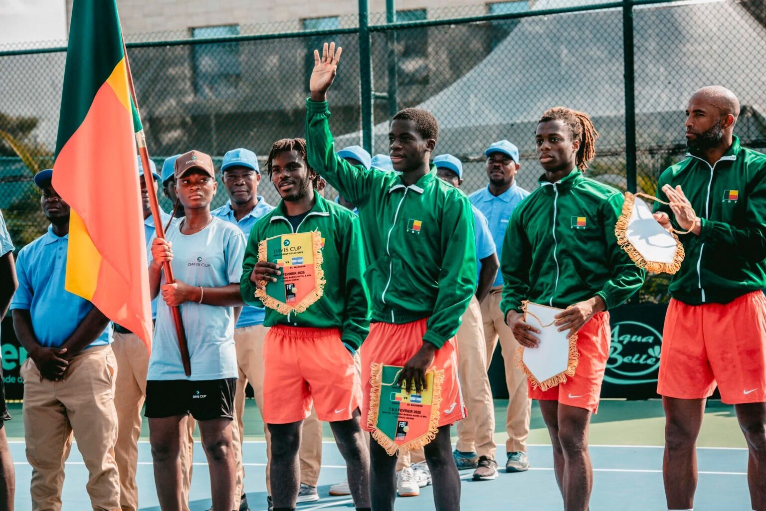 You are currently viewing Coupe Davis Bénin Salvador : les Guépards quittent le Groupe mondial II après les play-offs