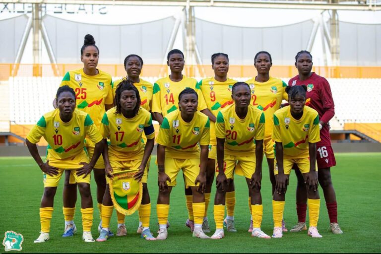 Amazones du Bénin face au Kenya lors du match international féminin à Abidjan