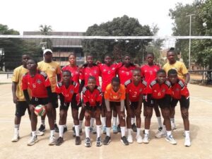Match du championnat professionnel de volleyball lors de la 4e journée au Bénin