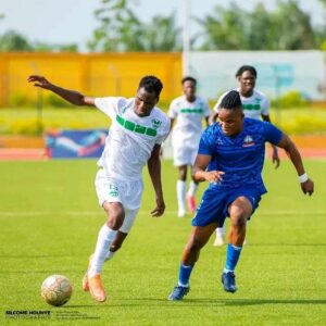 Lire la suite à propos de l’article Football – J25 Celtiis Ligue 1 2025-2026 : Aspac et Loto-Popo en mode bulldozer, les résultats de la journée