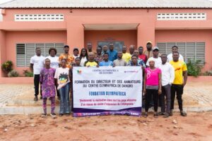 Centre Olympafrica de Dangbo en formation