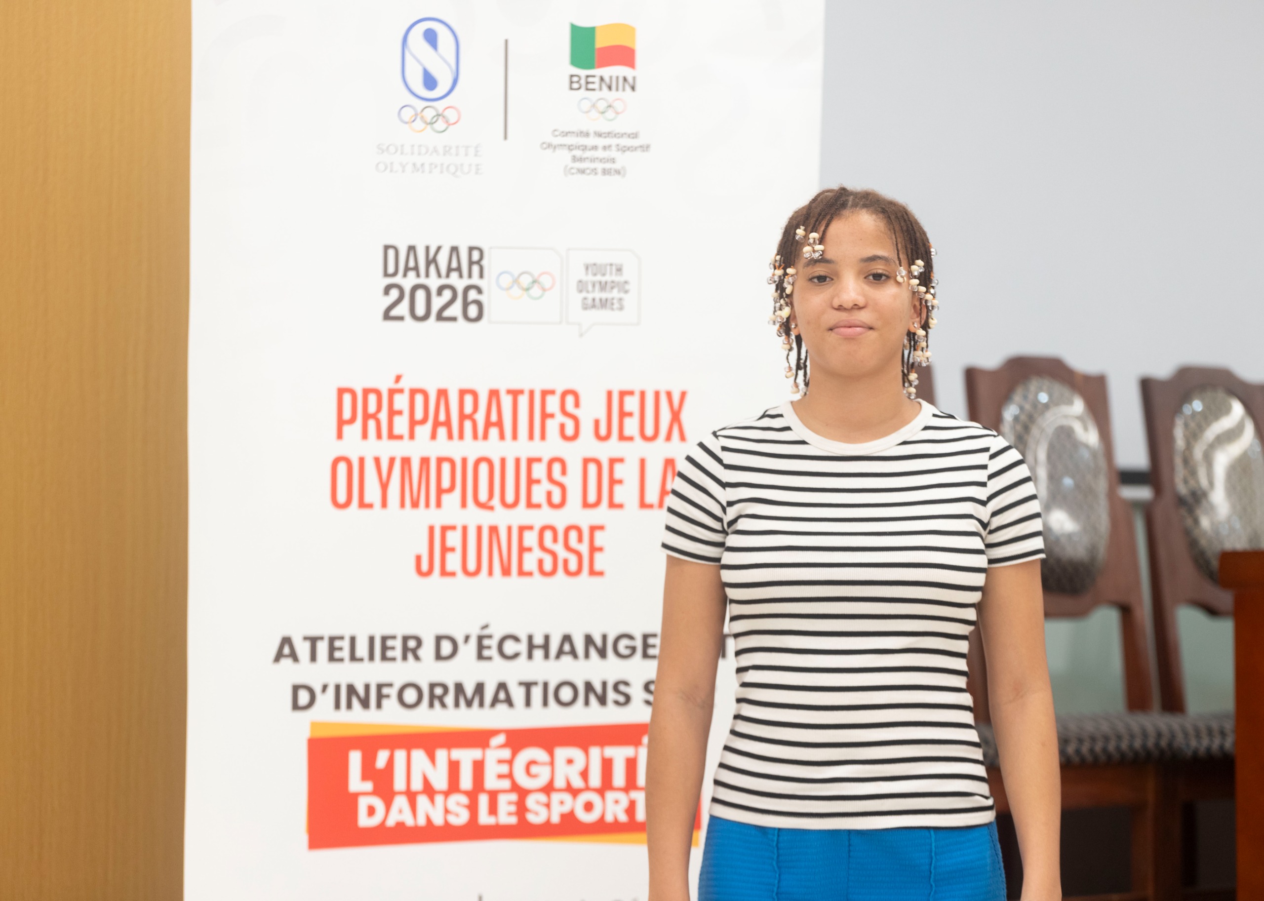 Vous consultez actuellement Natation – JOJ Dakar 2026 : Apithy Dodoji Tina Djeneba rêve de médailles pour le Bénin